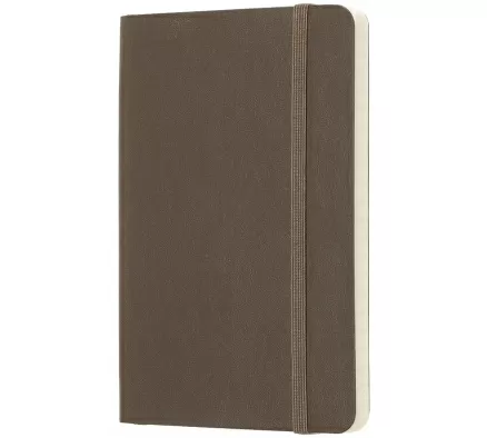 Записная книжка Classic Soft (в линейку) Pocket коричневый