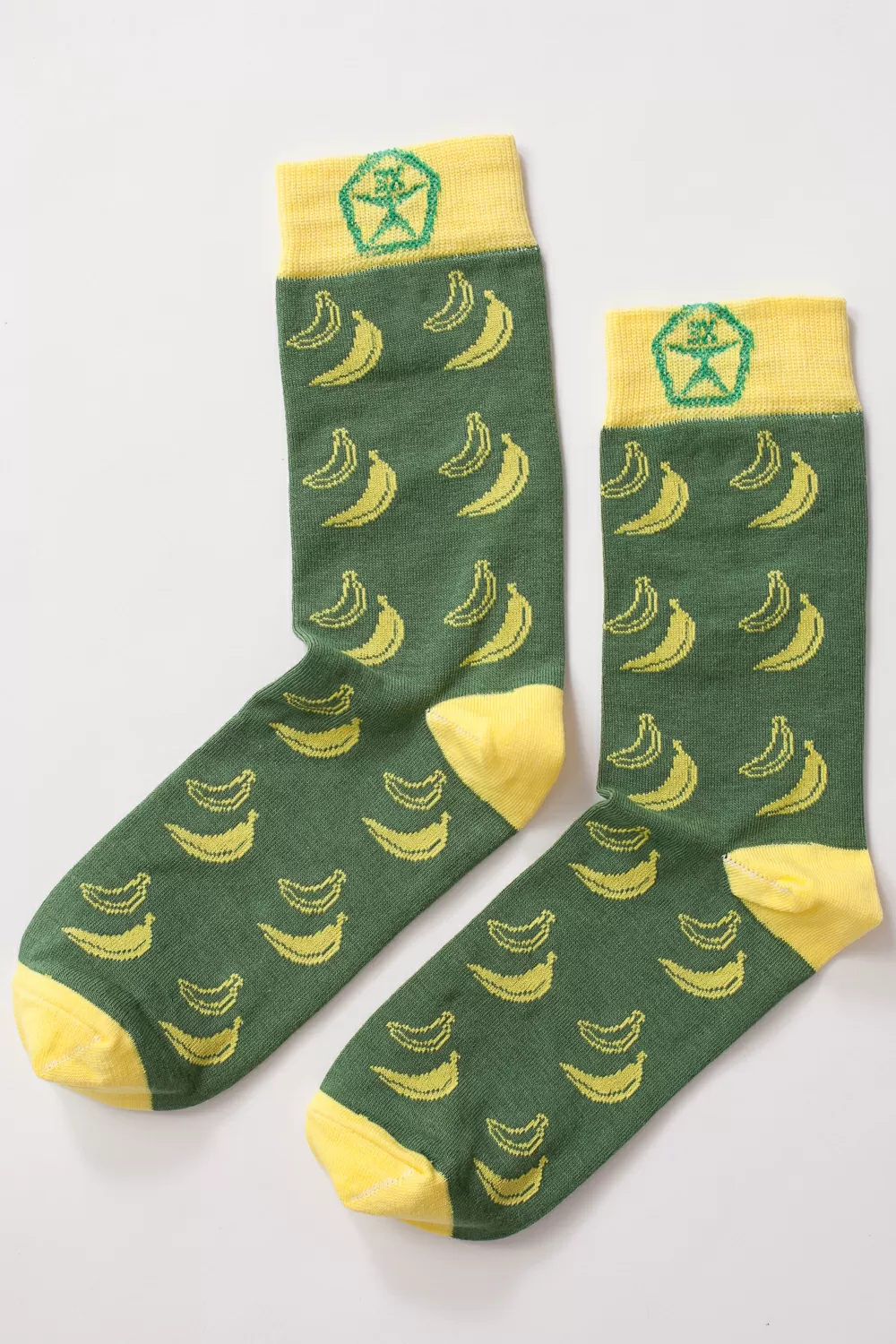Носки Запорожец Банан женские (Зеленые)