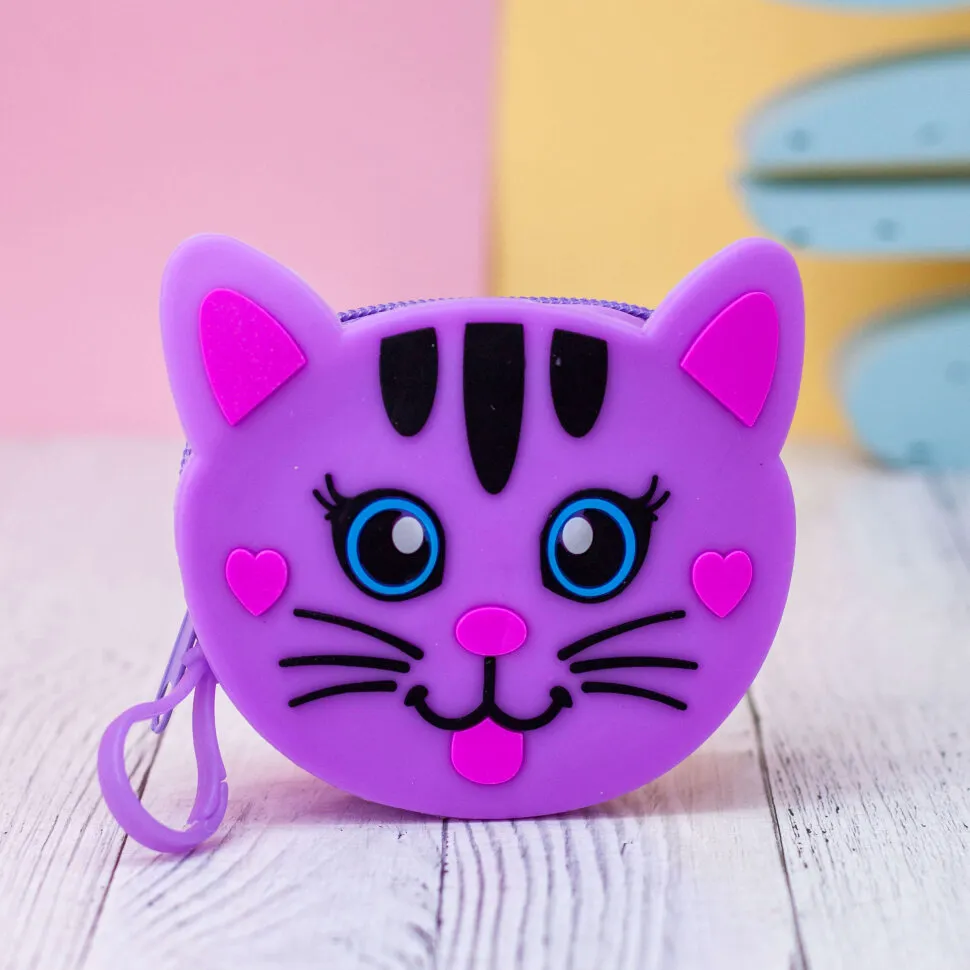 Кошелёк Cute cat (purple)