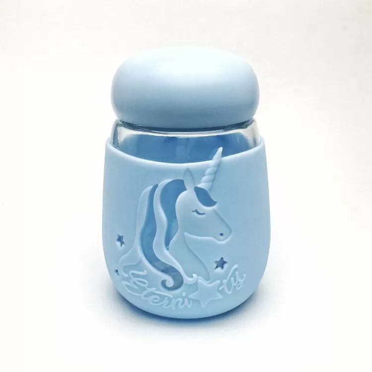 Бутылка для воды Единорог (blue)