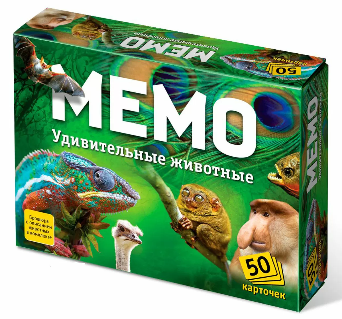 Настольная игра Мемо: Удивительные животные