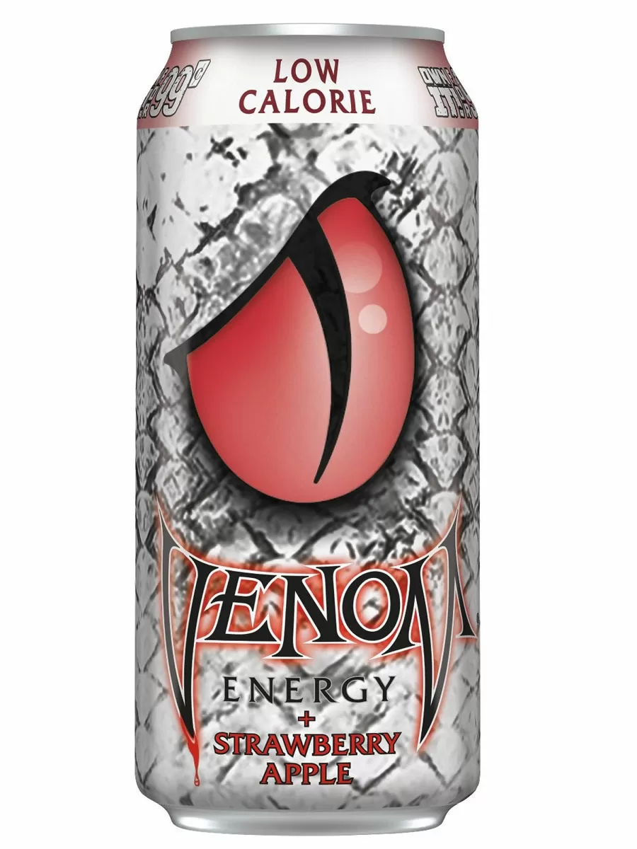 Напиток тонизирующий Venom Strawberry Apple Low Calorie