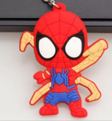 Брелок двусторонний Марвел - человек паук (spiderman), 8,3 см.