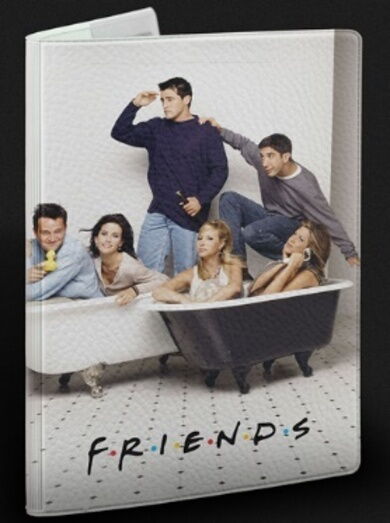Обложка для паспорта Friends (в ванной)