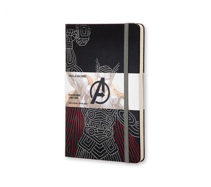 Записная книжка The Avengers Thor (в линейку), Large черный