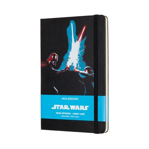 Записная книжка Star wars Lightsaber duel (в линейку) Large черный