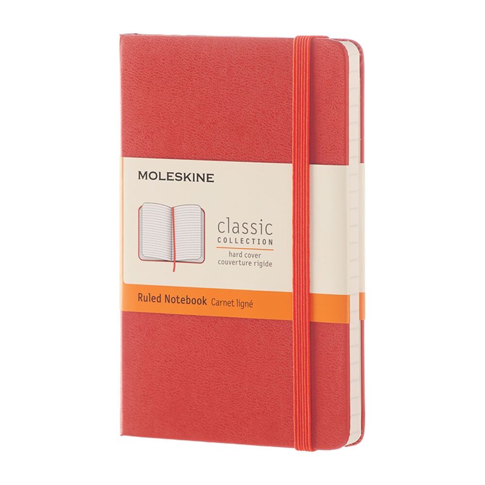 Записная книжка Classic (в линейку) Pocket оранжевый