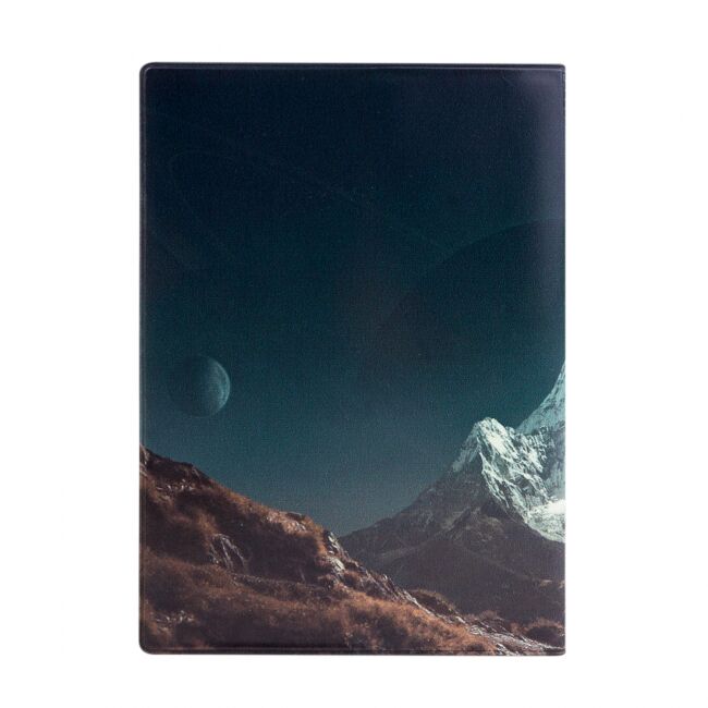 Обложка для паспорта Горы и космос