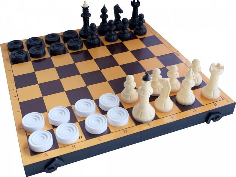 Шахматы+ шашки Айвенго (малые)