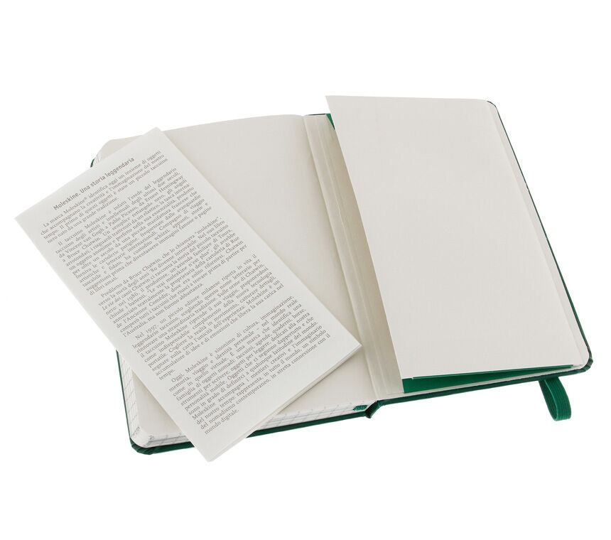Записная книжка Classic (в клетку) Pocket зеленая
