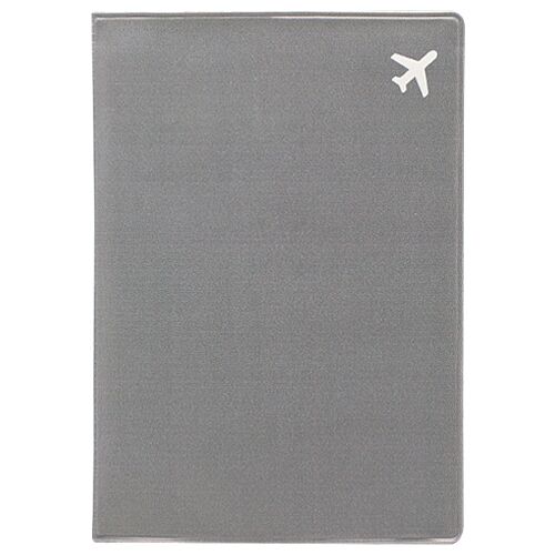Обложка для паспорта Самолет (серая)