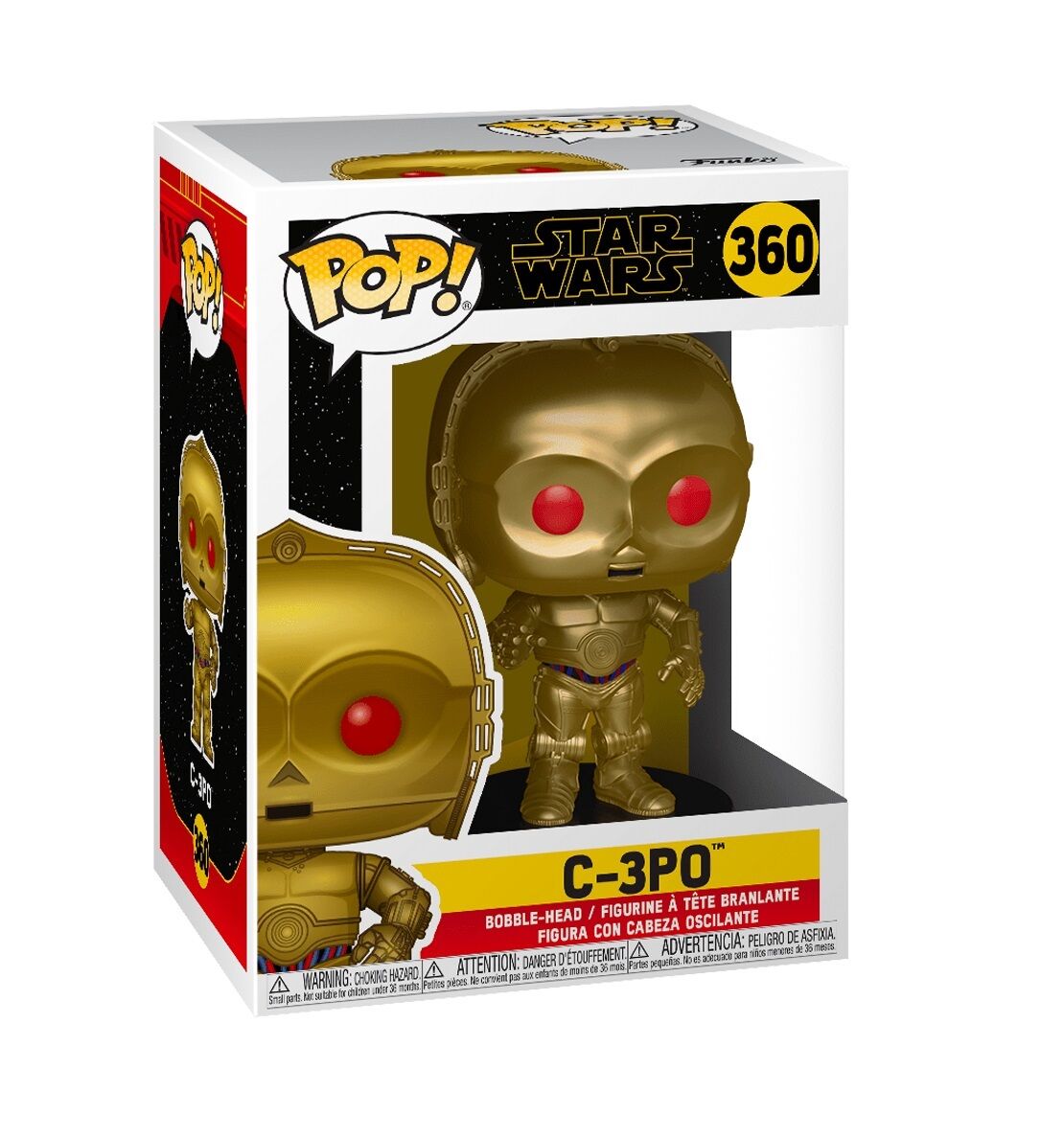 Фигурка Funko POP! Bobble: Star Wars: Rise of Skywalker-C-3PO (Red Eyes)  48222