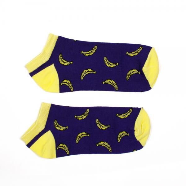 Носки Запорожец Банан короткие (Фиолетовый) 