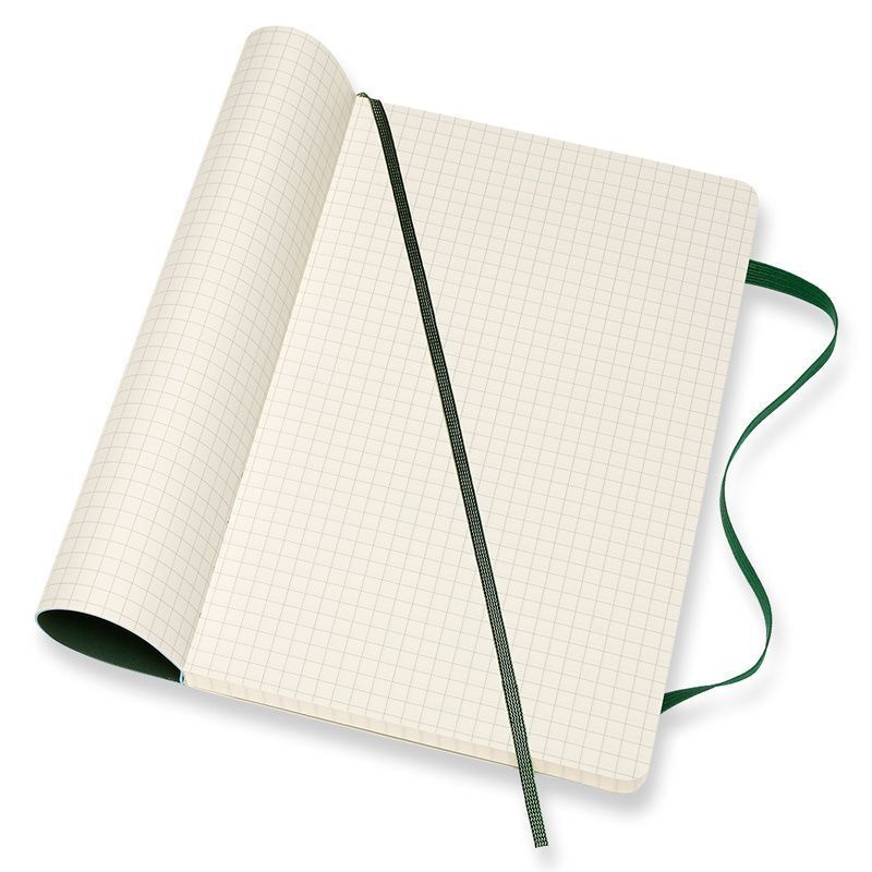 Записная книжка Classic Soft (в клетку) Large зеленый