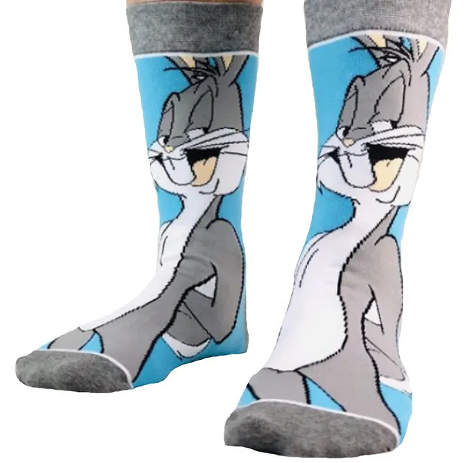 Носки Bugs Bunny-счастливый кролик (серый, голубой) 38-44 (21662)