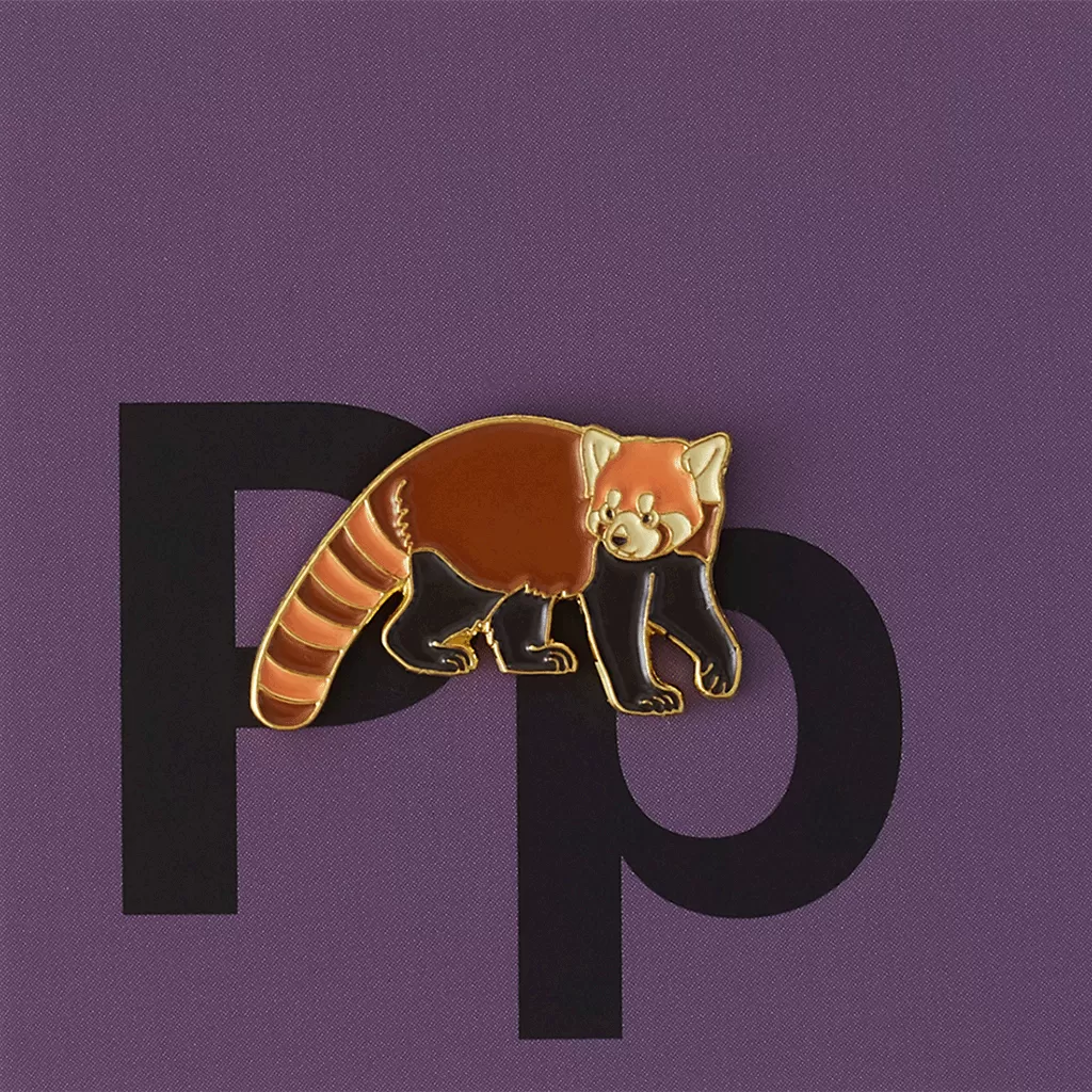 Значок PinPinPin Красная панда