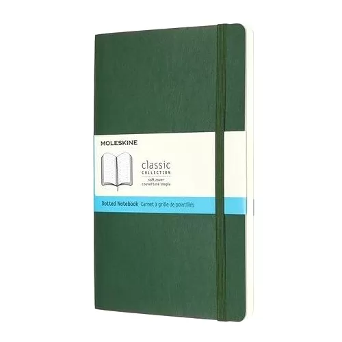 Записная книжка Classic (в точку) Pocket зеленый