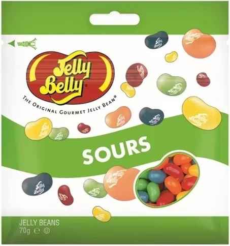 Jelly Belly Ассорти кислые фрукты, 70 г.
