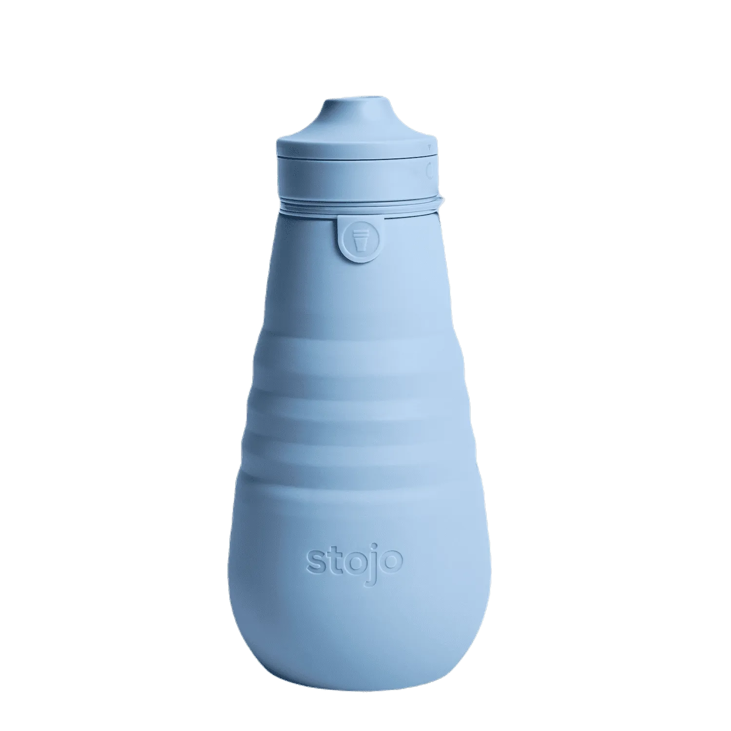 Бутылка складная Stojo W1-STE, 590 мл.