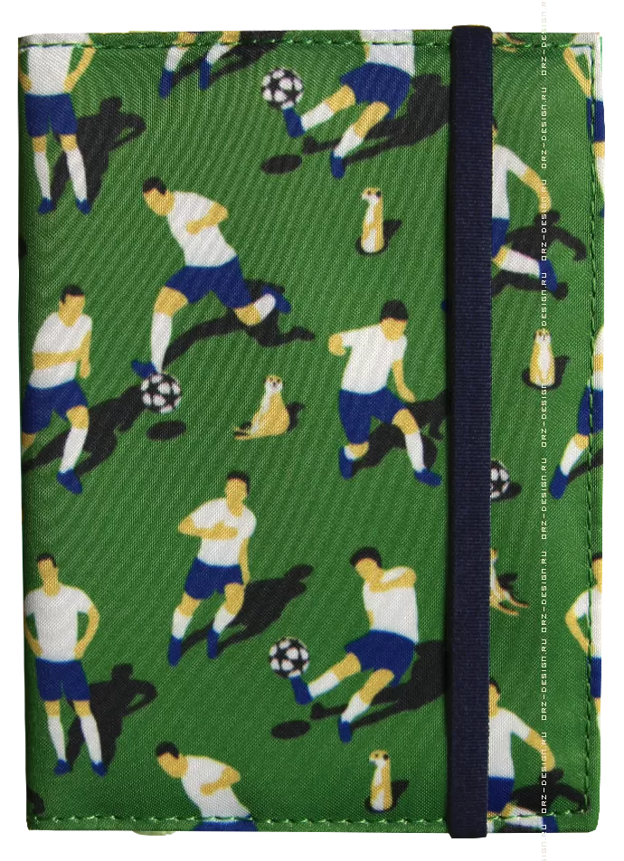 Обложка на паспорт Футболисты.Сурикаты