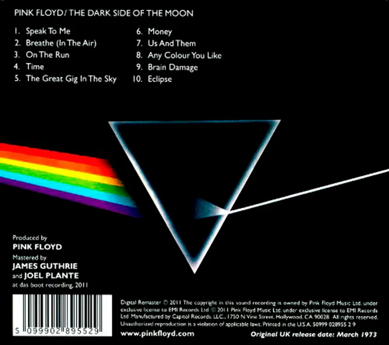 Пластинка Pink Floyd - The Dark Side Of The Moon