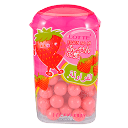 Жевательная резинка Lotte Small Glas Gum Strawberry
