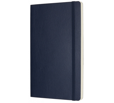 Записная книжка Classic Soft (нелинованная) Large синий