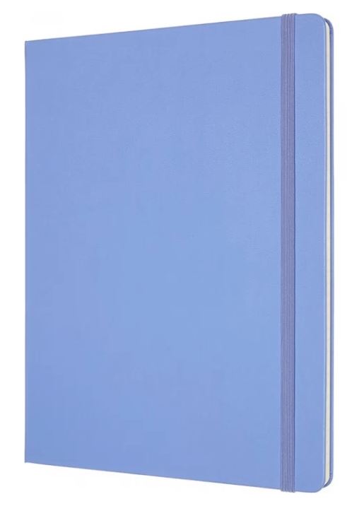 Записная книжка Classic XLarge (в линейку) голубая гортензия