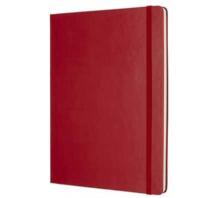 Записная книжка Classic XLarge (в точку) красный