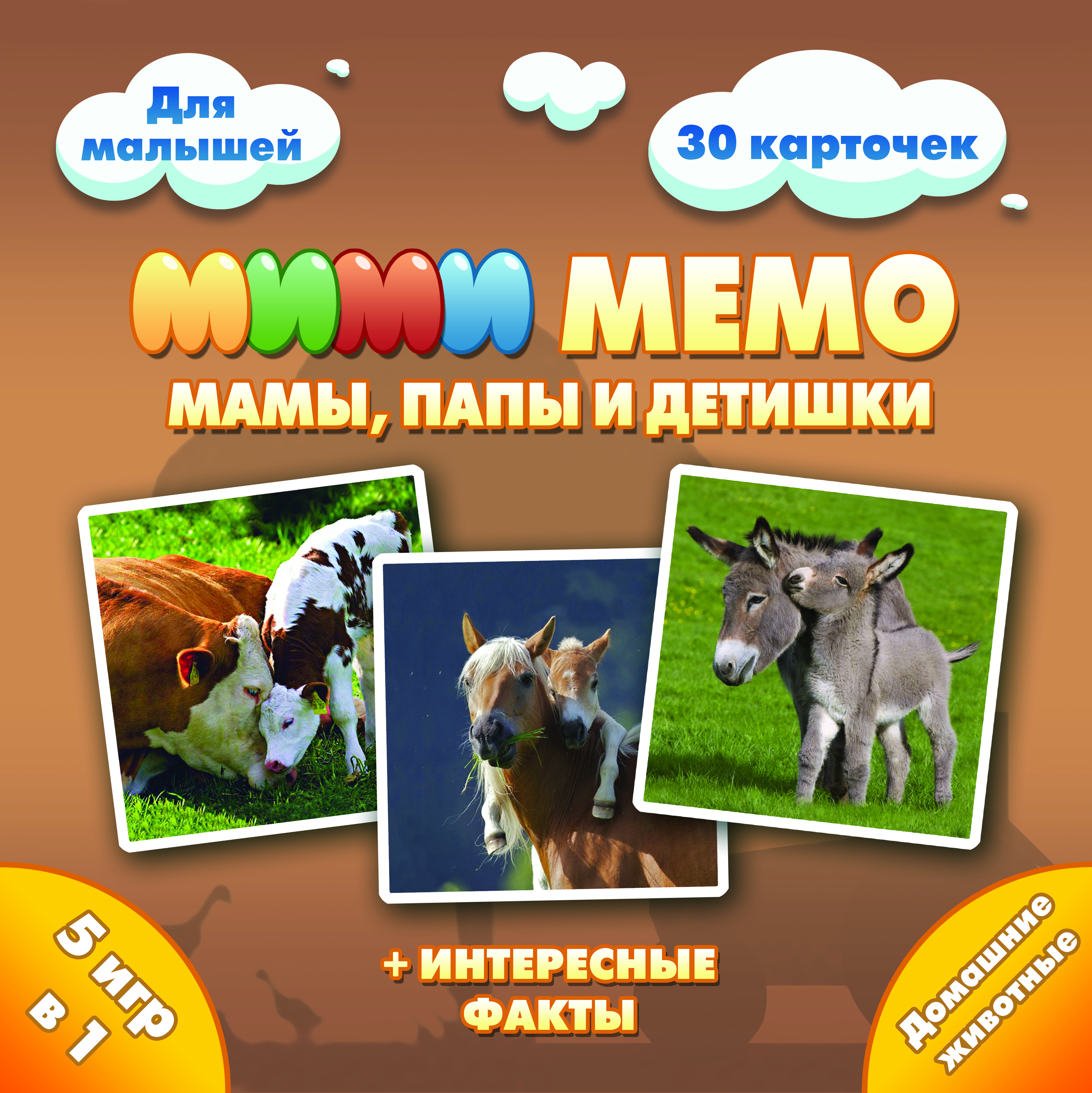 Настольная игра МиМи Мемо Домашние животные