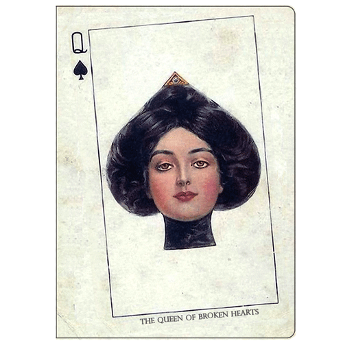 Обложка для паспорта The Queen of Broken Hearts