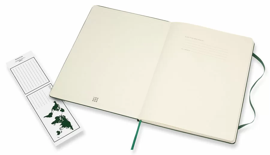 Записная книжка Classic XLarge (в клетку) зеленый