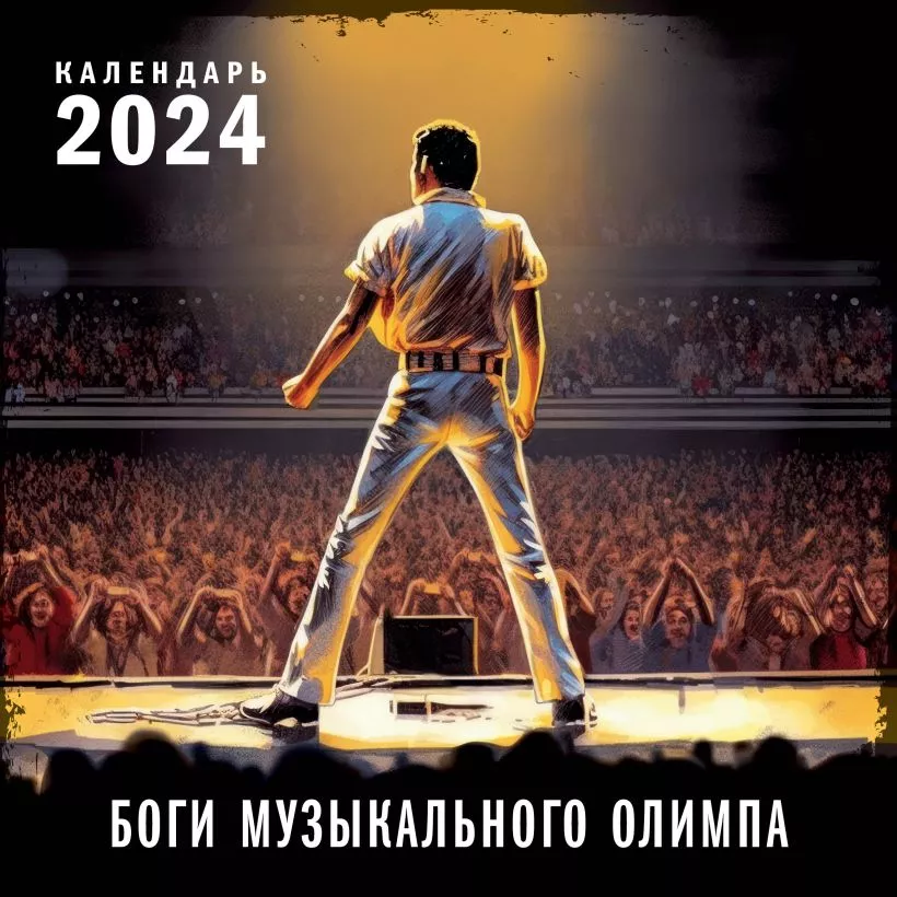 Календарь настенный Боги музыкального Олимпа на 2024 год (300х300 мм)