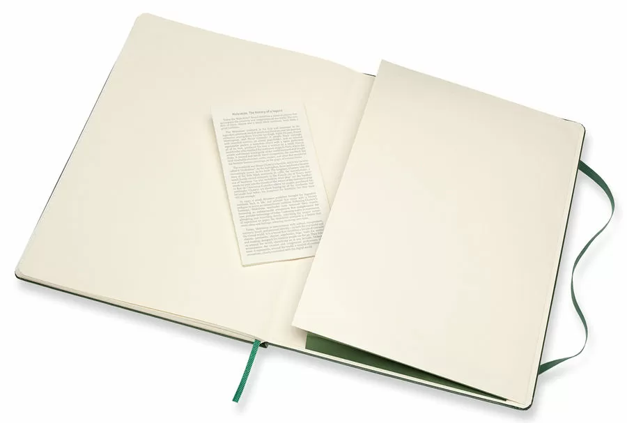 Записная книжка Classic XLarge (в клетку) зеленый